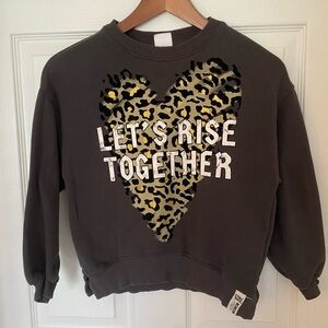 Zara girls sweatshirt